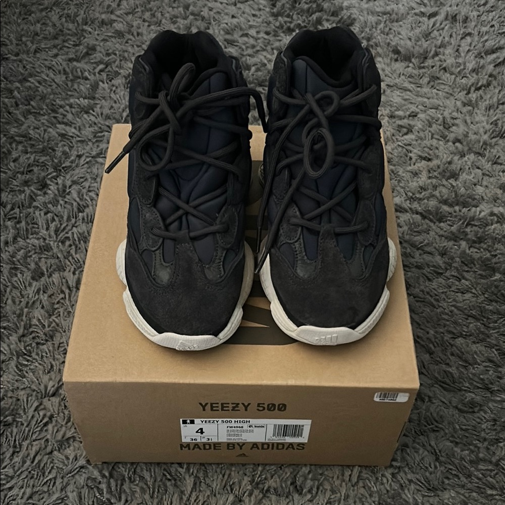 Yeezy 500 High Black Athletic Shoes